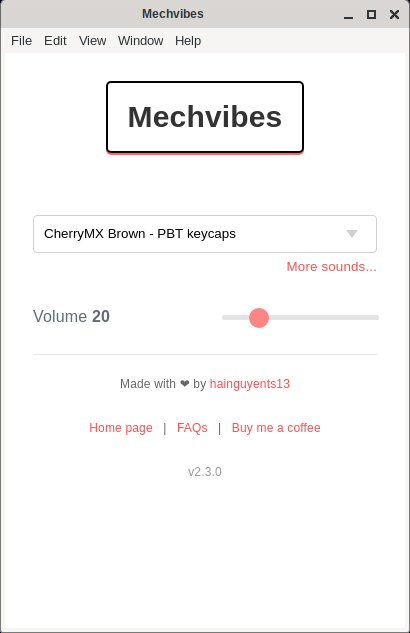 Mechvibes : Aplikasi Penghasil Suara Keyboard Mechanical untuk Laptop